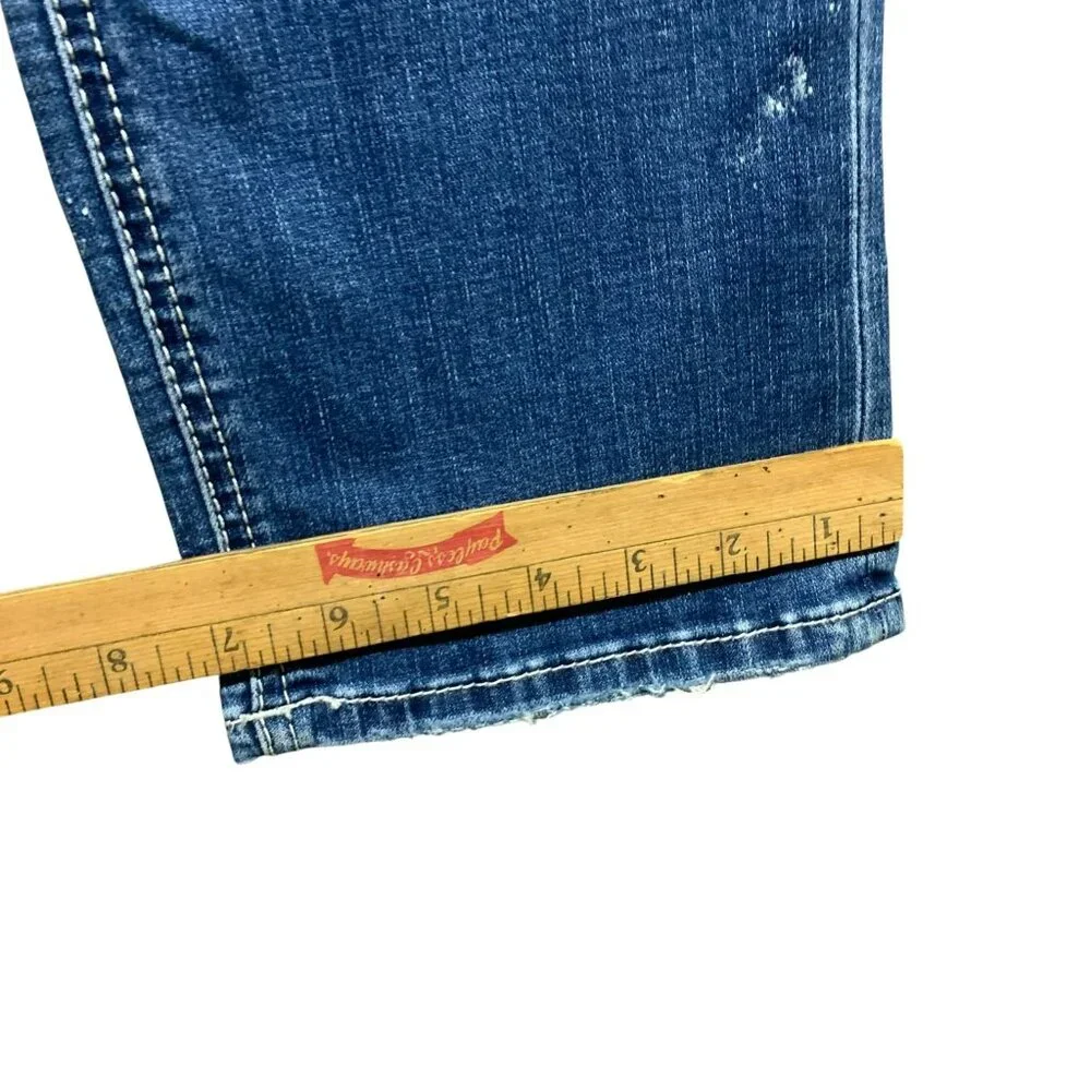 Buckle Departwest Seeker Taper Stretch Jean MEN’S‎ 34×34 Medium Wash Distressed